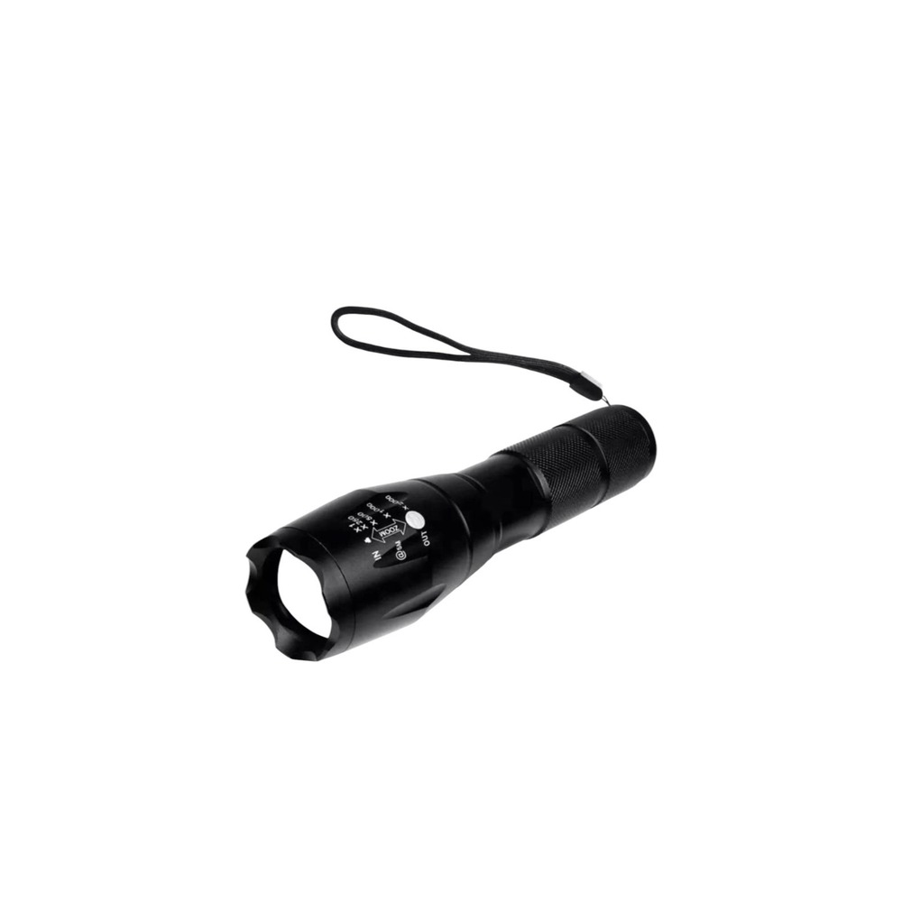 Tactile Flashlight 800 Lumen, Zoom 1x-2000x, Shock Proof, 5 Modes, Strobe,‎ SOS